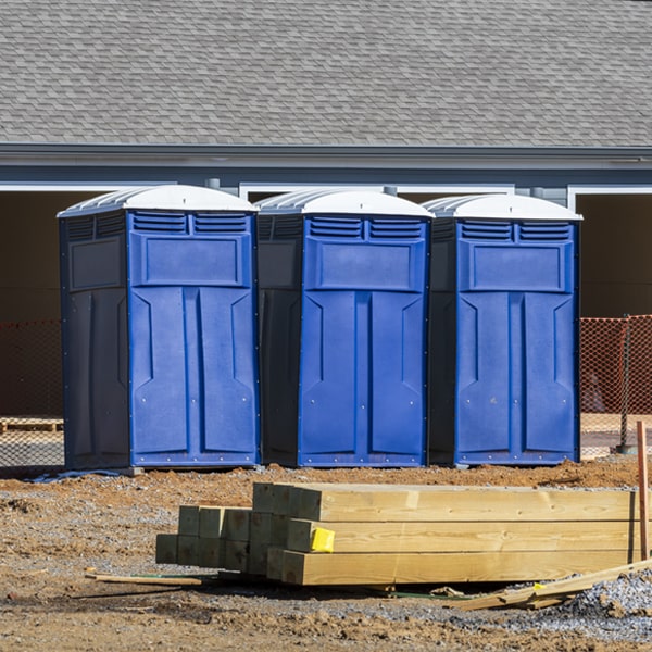 are there any restrictions on where i can place the portable toilets during my rental period in Orangeville UT